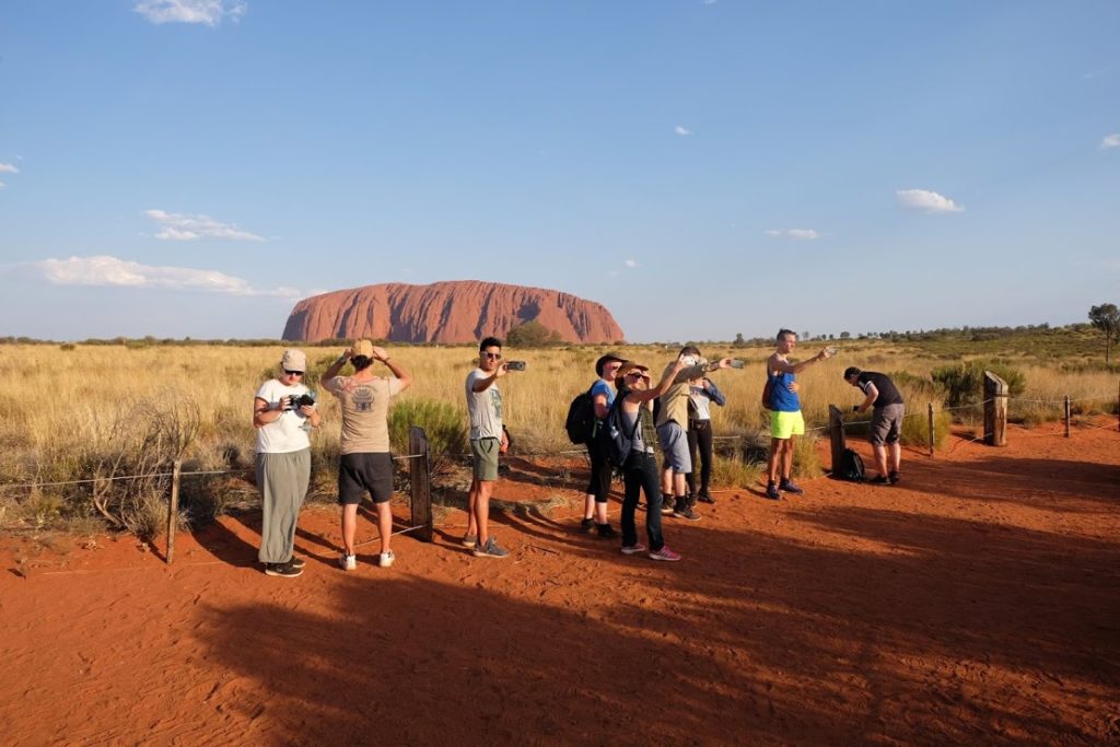 Tourists taking Pictures